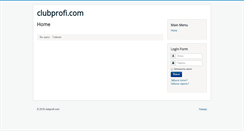 Desktop Screenshot of clubprofi.com